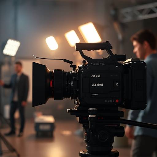 Una c谩mara ARRI Alexa Mini preparada para grabar un spot publicitario.